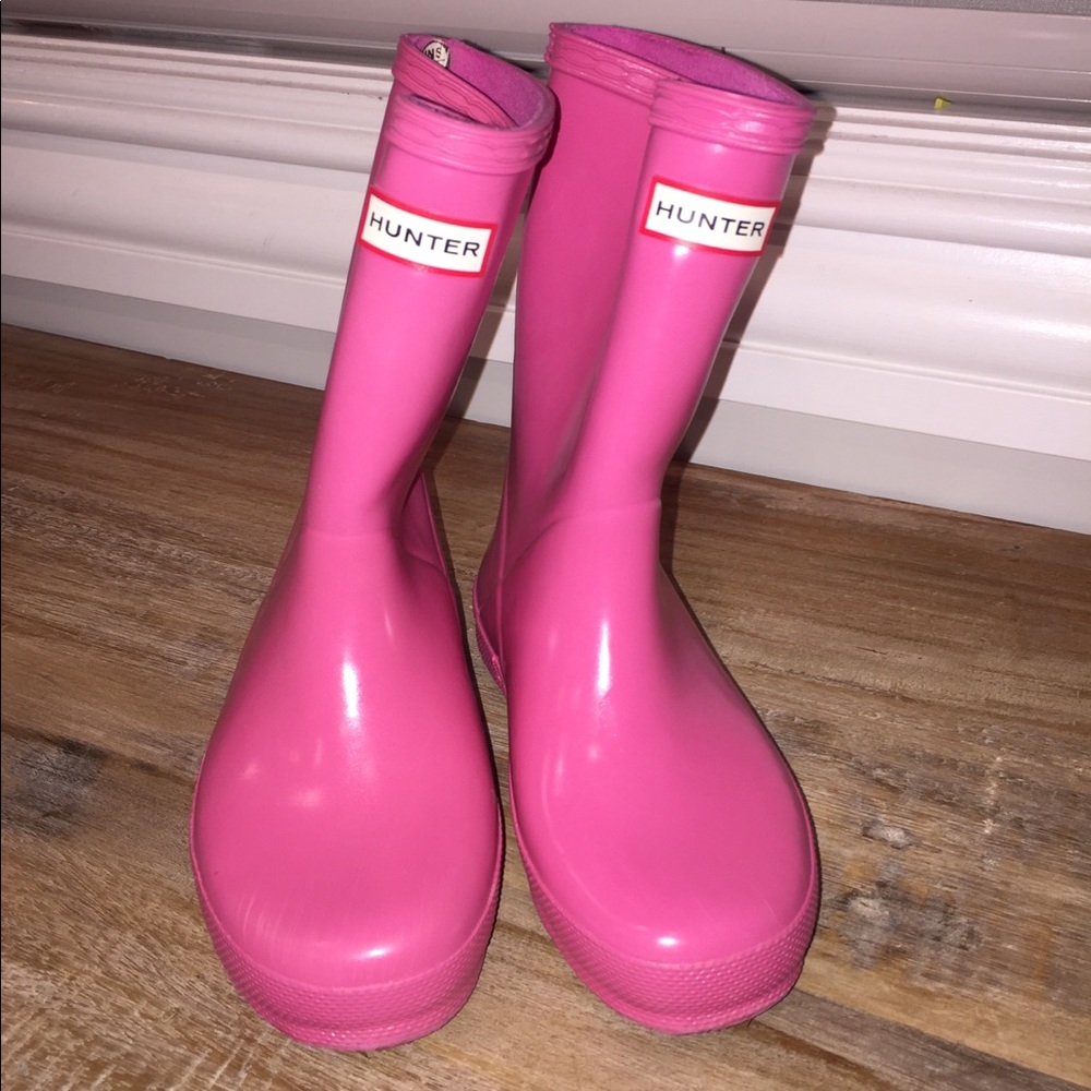 Hunter boots for girls.  Size 12US /Euro 29.